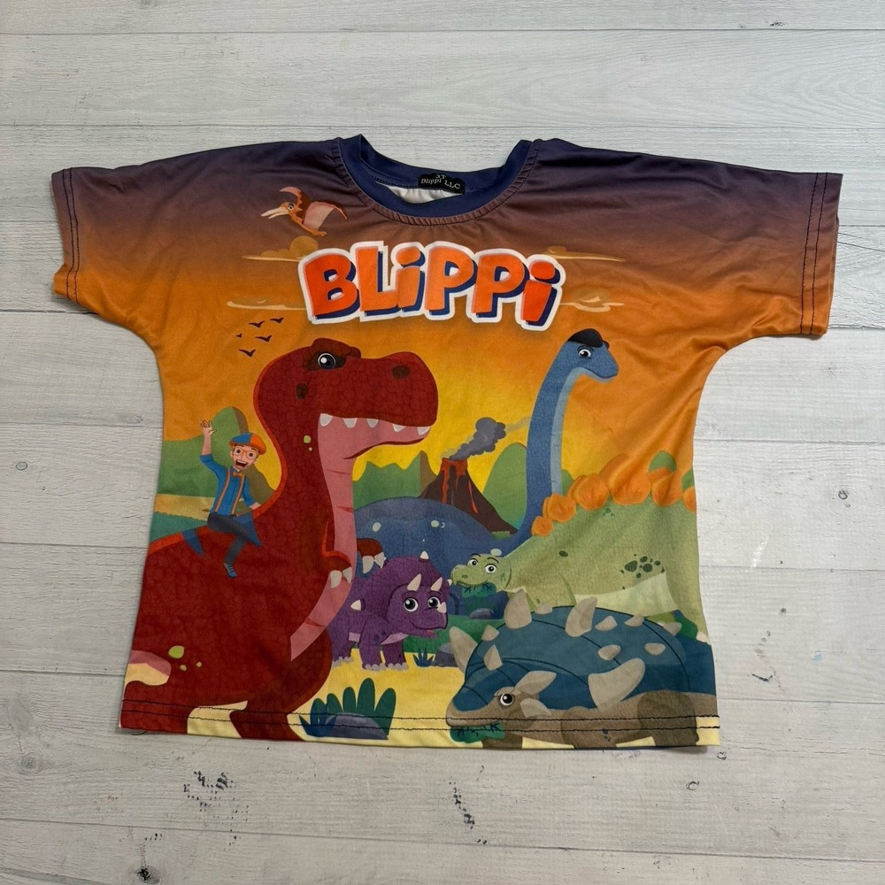 Blippi Child Dino‎ Song Dinosaur T-Shirt for Kids size 3T
